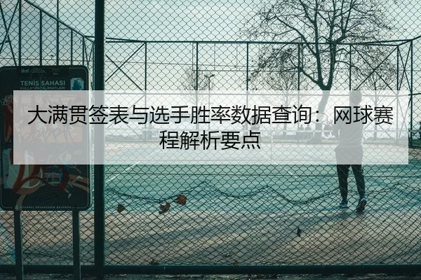 大满贯签表与选手胜率数据查询：网球赛程解析要点
